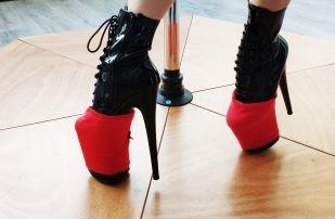 Protector funda botas POLE DANCE EXOTIC ROJO - VIVE POLE
