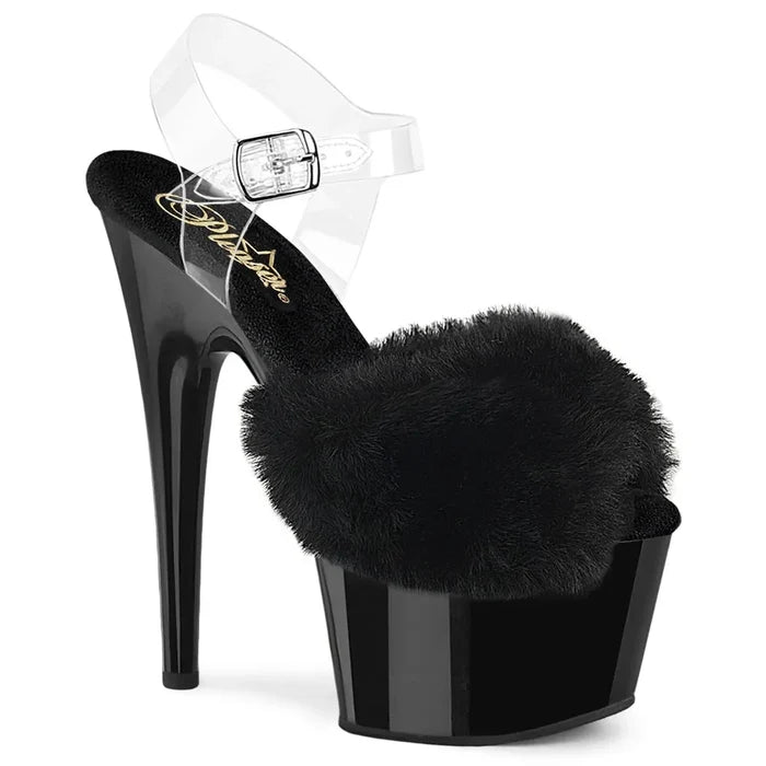 Sandalia Pleaser ADORE-708FUR 7" con Peluche – Pole Exotic
