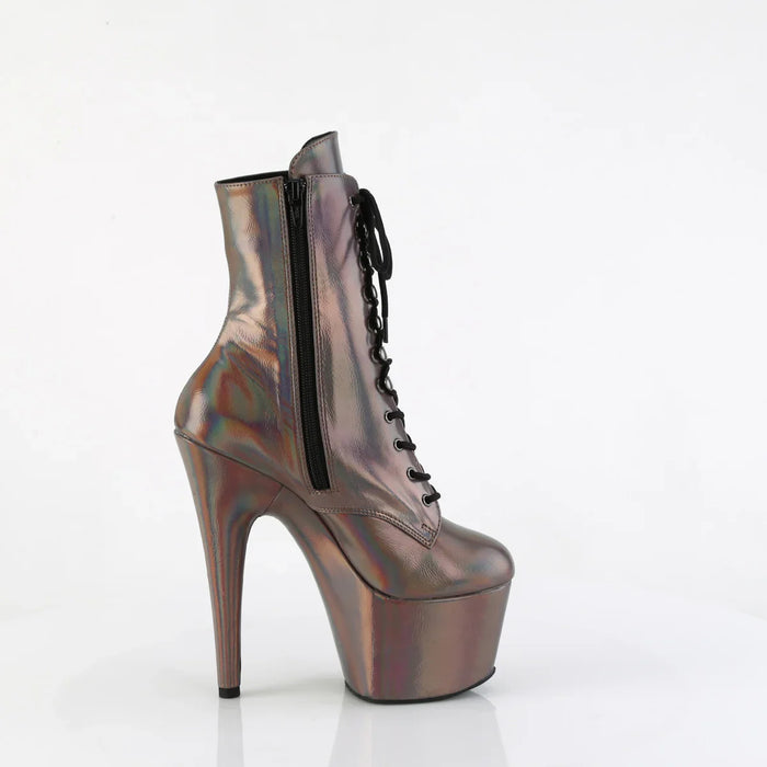 Tacones Pleaser ADORE-1020HG Gun Metal Holo