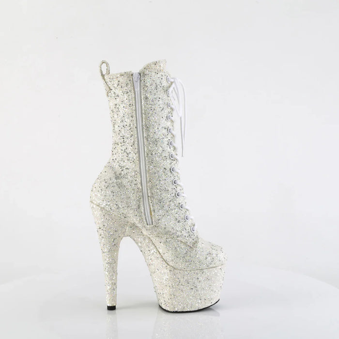 Tacones Pleaser ADORE-1040GR Ivory Purpurinas Matching