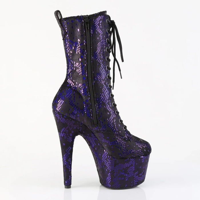 Tacones Pleaser ADORE-1040SPF Morado Snake Print