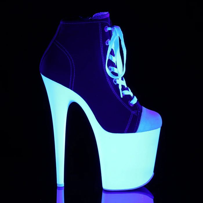 Tacones Pleaser FLAMINGO-800SK-02 Rojo Canvas Neon