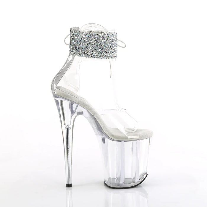 Tacones Pleaser FLAMINGO-824RS-02 Transparente Plata