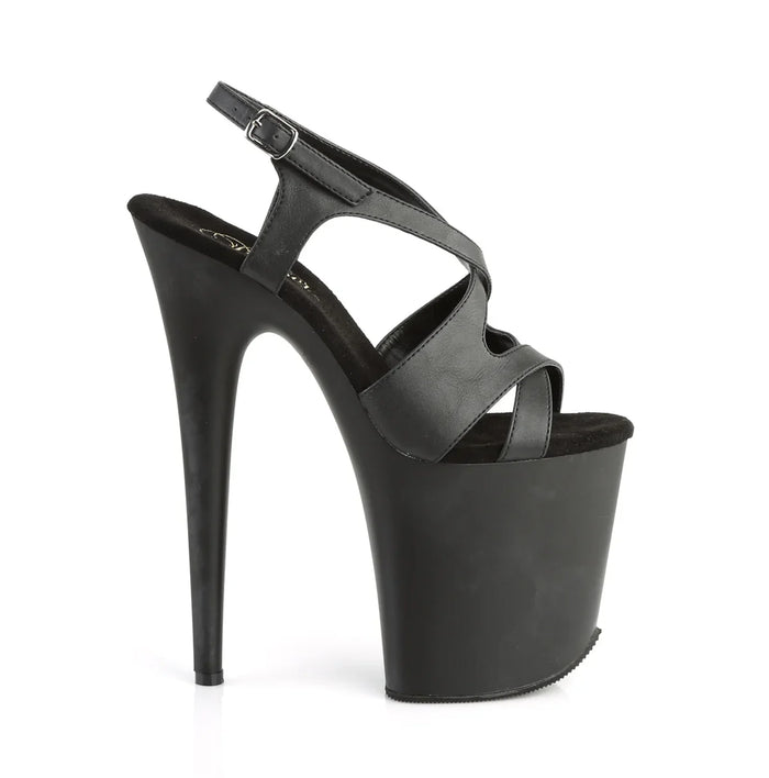 Tacones Pleaser FLAMINGO-831 Negro Piel Sintética