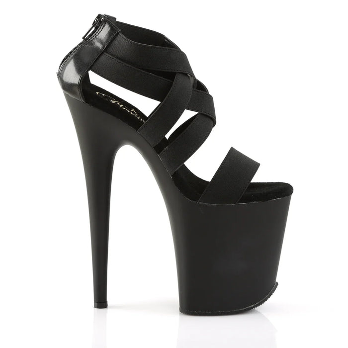 Zapatos Pleaser FLAMINGO-869 Negro Elastic Band