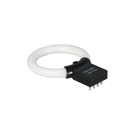 8W AC 220V 50Hz Ring Fluorescent Ring Light Bulb, SKU BU99021106, three quarter front view