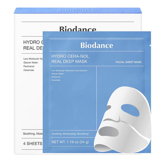 Biodance Hydro Cera-Nol Real Deep Mask 4 Sheets 1.19oz/ 34g