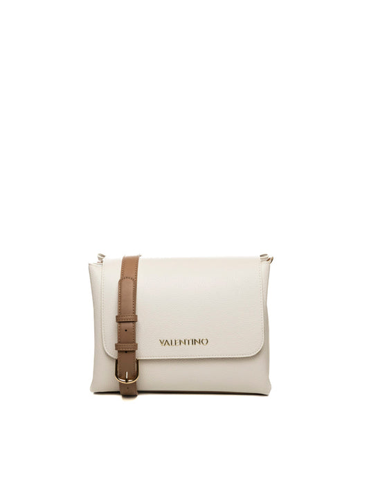 VALENTINO borsa a spalla alexia bianca/cuoio VBS5A803 ALEXIA-BIA/CUO