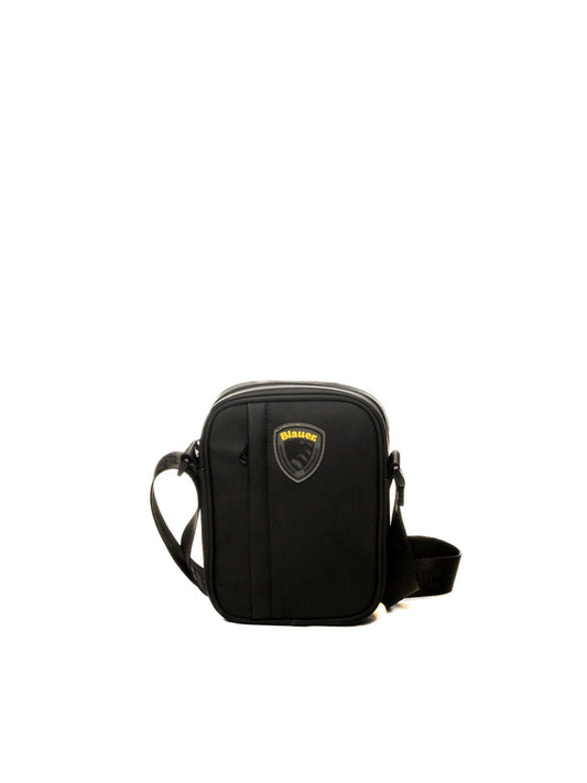BLAUER borsa a spalla nera COV01 RUBBER-BLACK