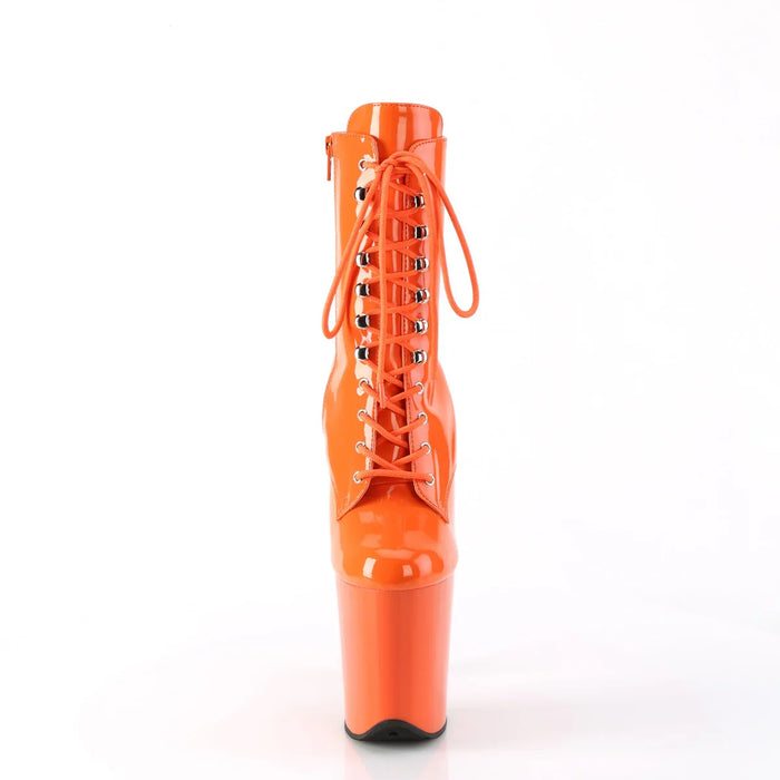 Botas Pole Dance PLEASER FLAMINGO 1020 - NARANJA CHAROL