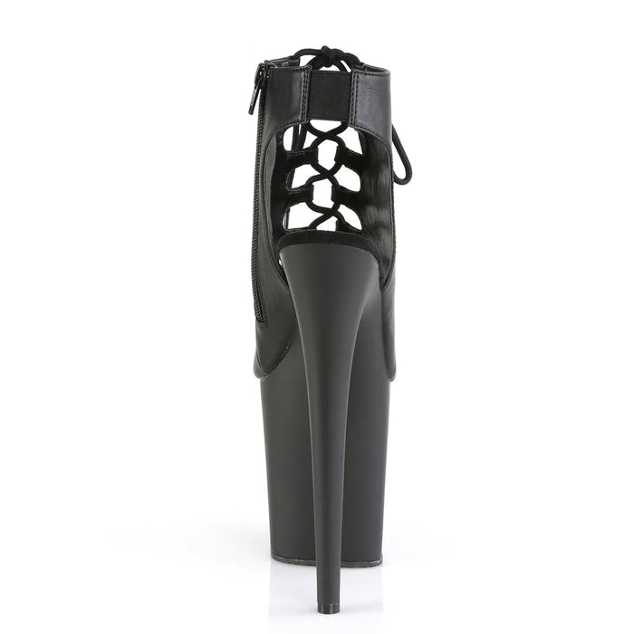 Botas Pole Dance PLEASER FLAMINGO 800-20 NEGRO MATE - 24/48 HRS