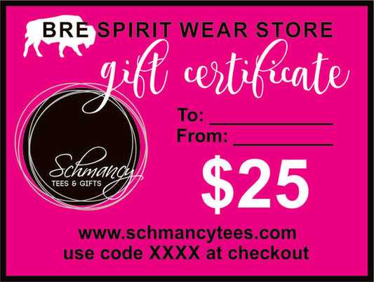 BRE Gift Certificate
