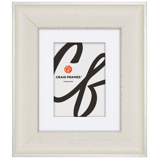 Cairo 2.375", Matted Radiant White Picture Frame