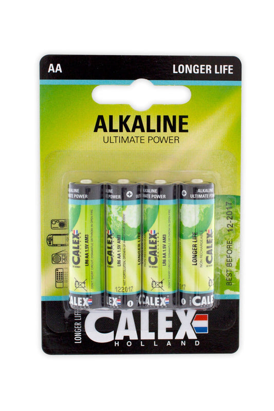 Calex Alkaline Penlite - LR6 - AA - 4-Pack