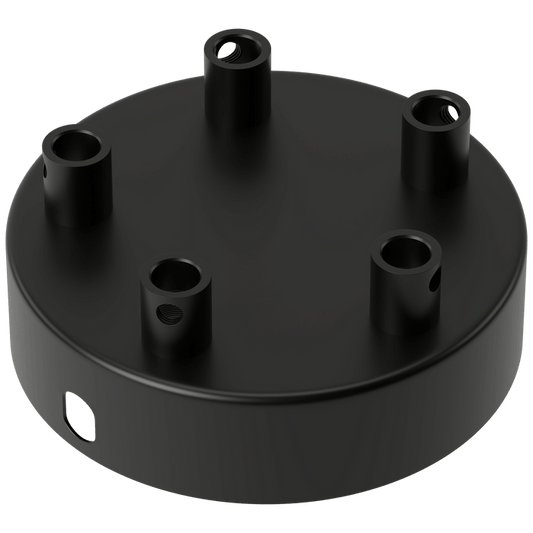 Calex Creations Ceiling plate - Black - 5 holes