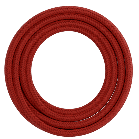 Calex Creations Fabric cable - Red - 1.5meter
