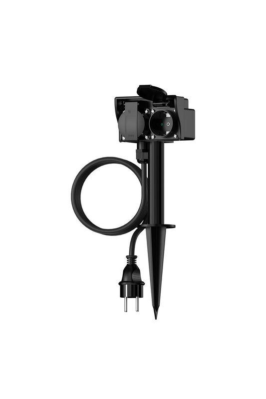 Calex Garden Receptacle - 2-way - Ground pen - 1.4m