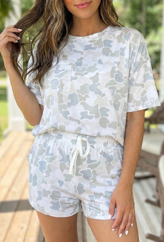 Camo Short Set