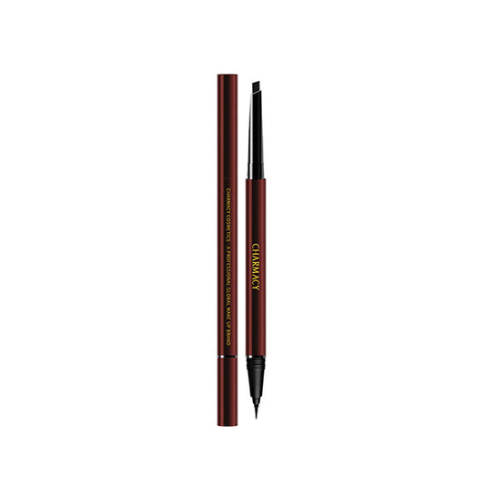 Charmacy Milano | Eyebrow Filler & Eyeliner Sketch | __color_black