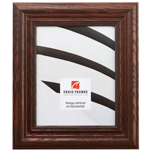 Colonial Ornate 2.25", Walnut Brown Picture Frame