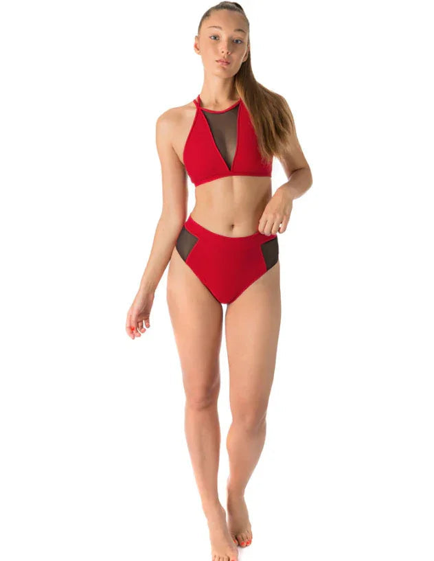 Conjunto Pole Dance Dragonfly Top Victoria con Shorts Molly malla 24/48 HRS