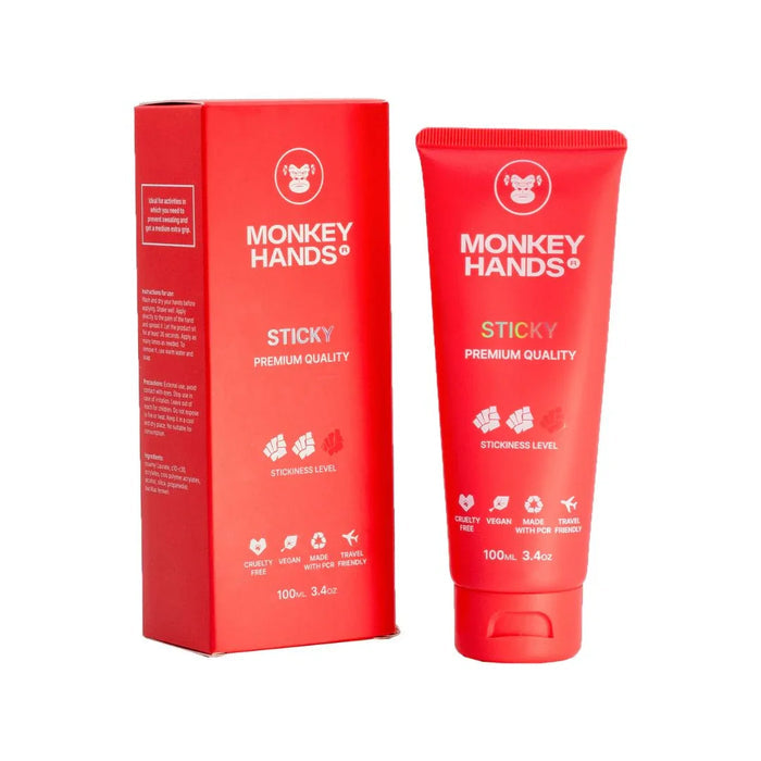 Grip Monkey Hands Sticky 100ml para pole dance, calistenia, parkour, padel, fitness, manos secas. Vive Pole.