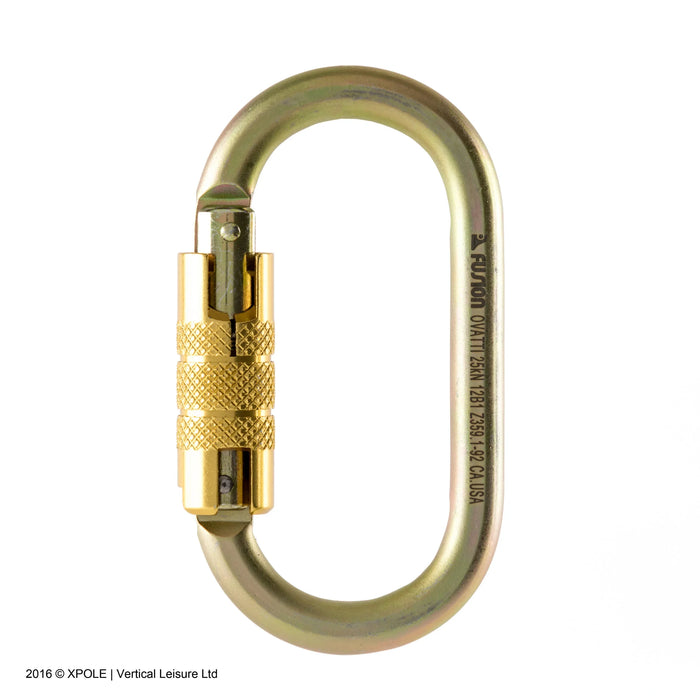 Mosquetón de Cierre Automático - MBS 25kN - Seguridad y Estilo para Aros, Sedas y Hamacas