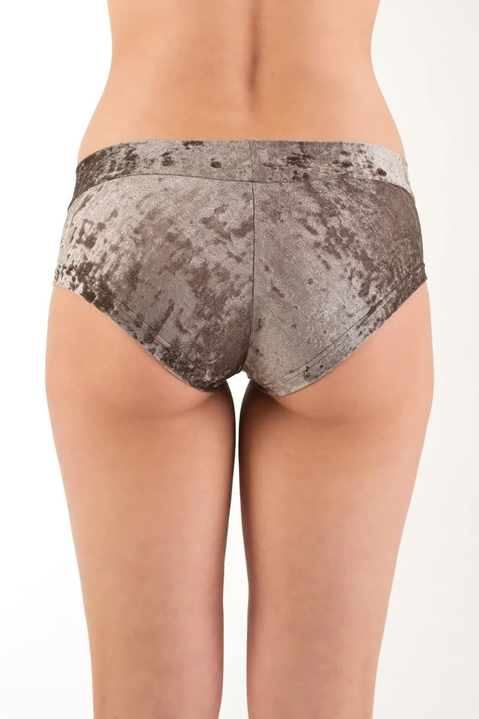 Pole Dance Short Hot Pants Velvet Dragonfly