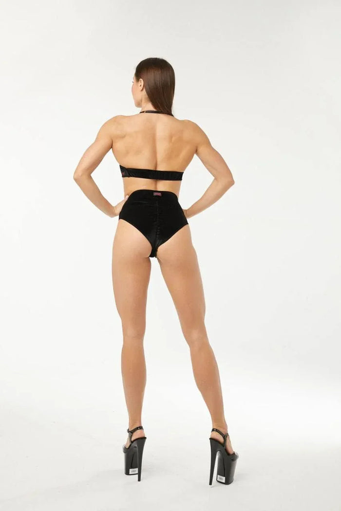 Polerina Wear Bikini Top - Terciopelo Negro