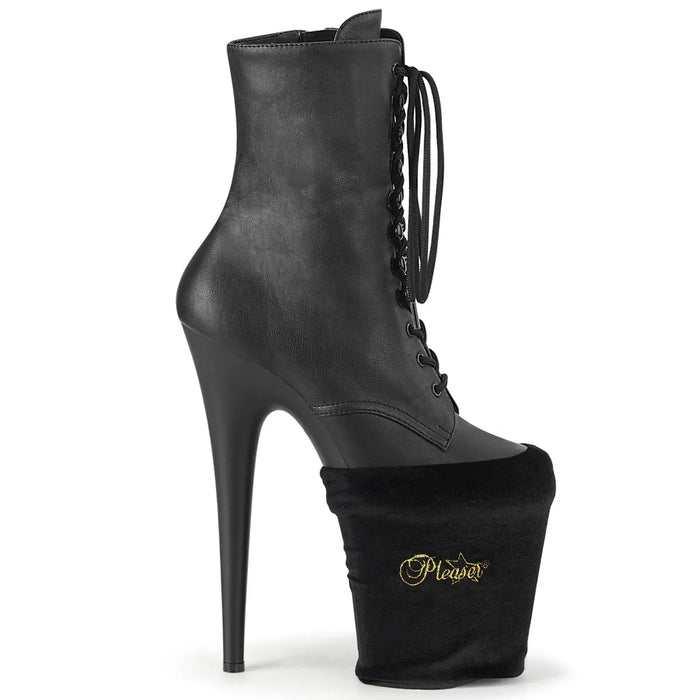 Protector calzado PLEASER Negro Terciopelo - PSP-BVEL