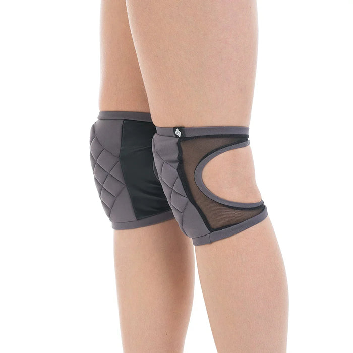 Rodilleras Poledancerka Gris con bolsillo 24/48HRS