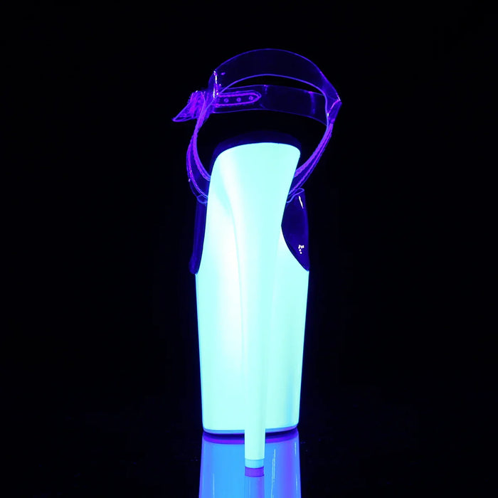 Sandalia Pole Dance PLEASER FLAMINGO-808 UV - 24/48 HRS - VIVE POLE