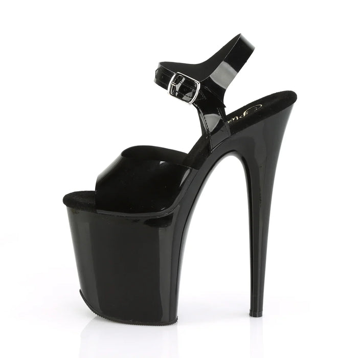 Sandalia Pole Dance PLEASER FLAMINGO FLAM808N - NEGRO - 24/48 HRS