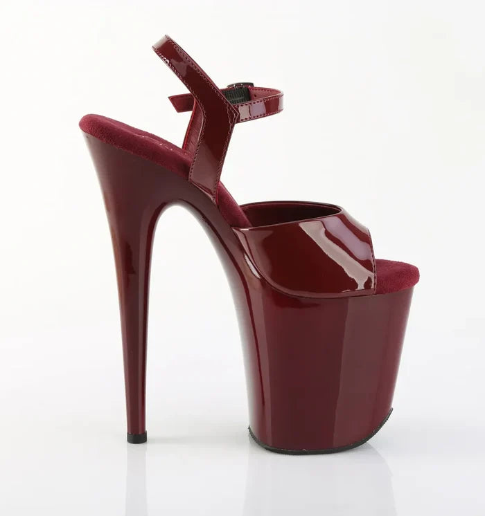 Sandalias Pole Dance Pleaser Flamingo-809 – Burgundy