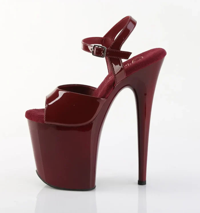 Sandalias Pole Dance Pleaser Flamingo-809 – Burgundy