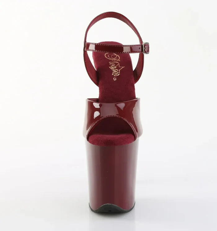 Sandalias Pole Dance Pleaser Flamingo-809 – Burgundy
