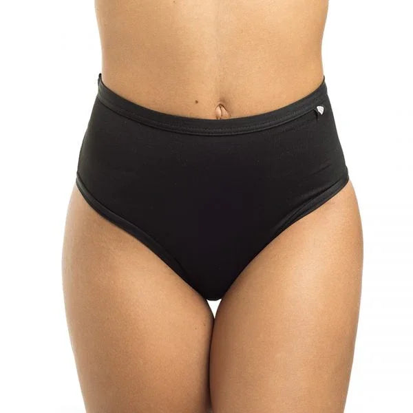 Shorts Poledancerka X High Leg Bottom Black NEGRA - VIVE POLE