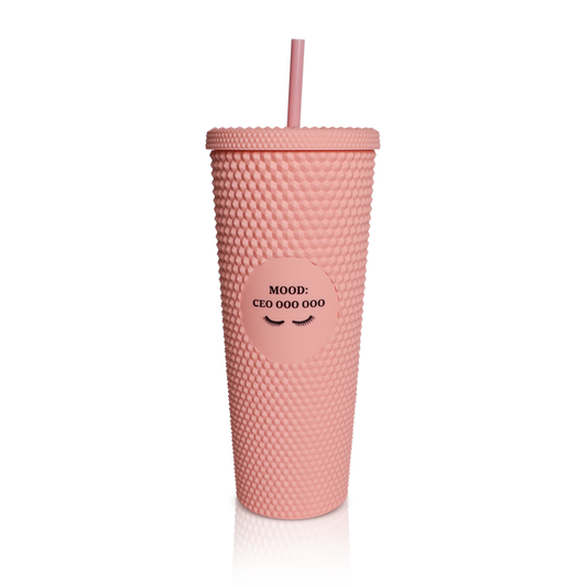 Studded Pink CEO Mood Tumbler (FINAL SALE)