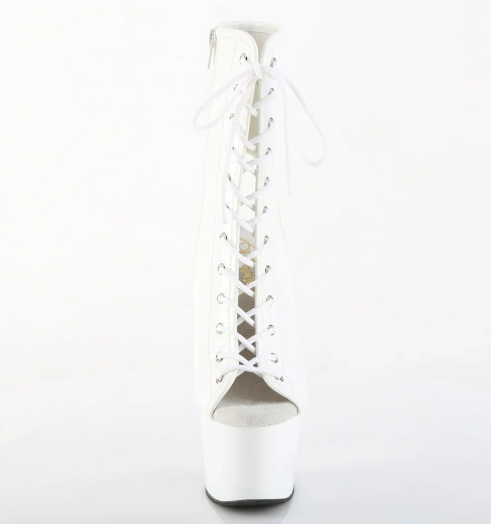 Tacones Pleaser ADORE-1016 Blanco Charol