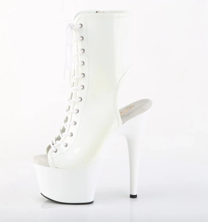 Tacones Pleaser ADORE-1016 Blanco Charol