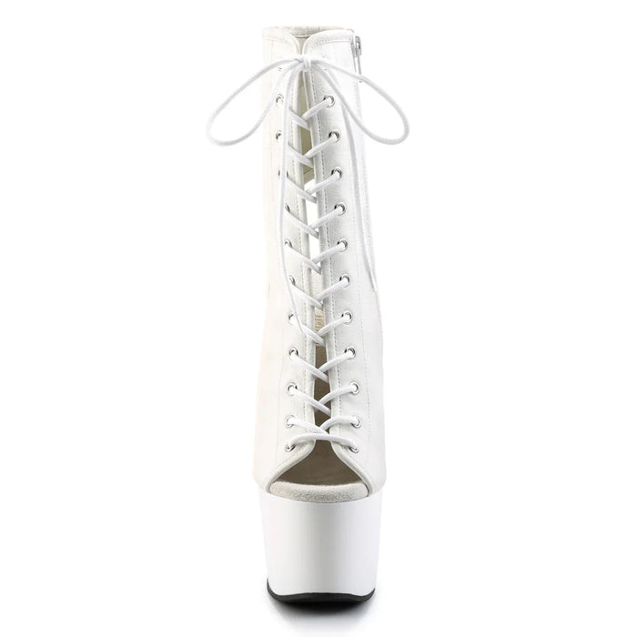 Tacones Pleaser ADORE-1016 Blanco Piel Sintética