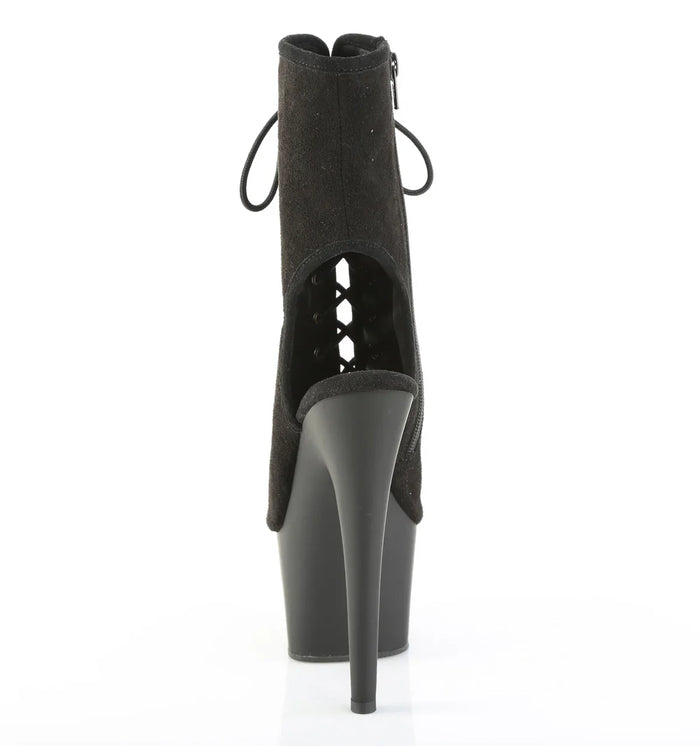 Tacones Pleaser ADORE-1016 Negro Faux Suede