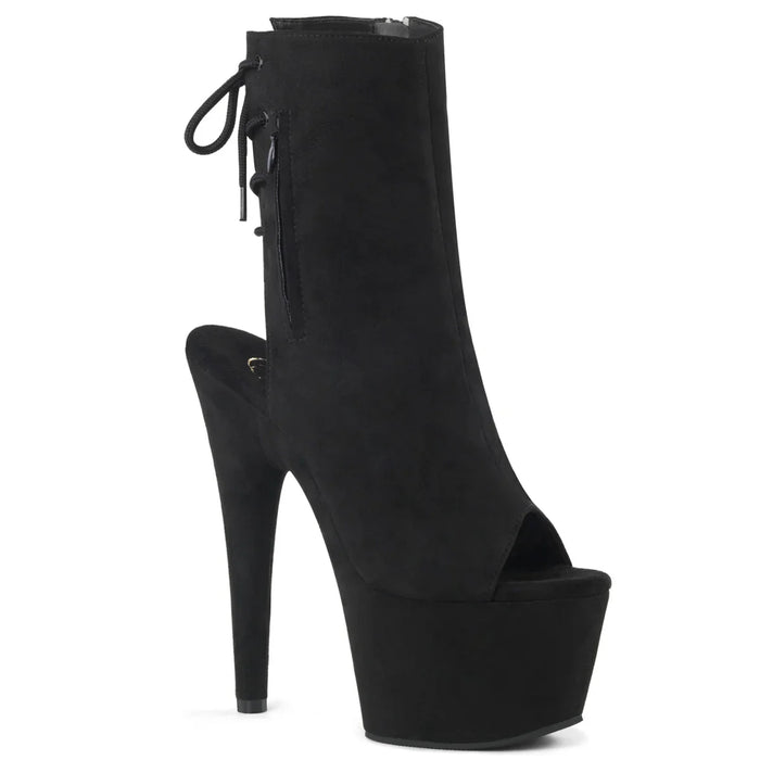 Tacones Pleaser ADORE-1018FS Negro Faux Suede