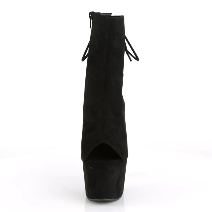 Tacones Pleaser ADORE-1018FS Negro Faux Suede