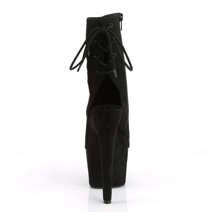 Tacones Pleaser ADORE-1018FS Negro Faux Suede