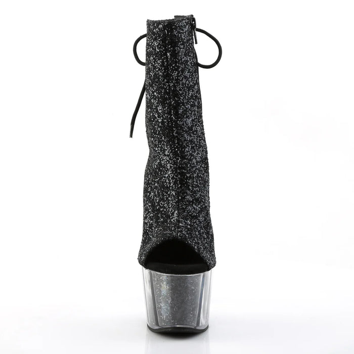 Tacones Pleaser ADORE-1018G Negro Purpurina