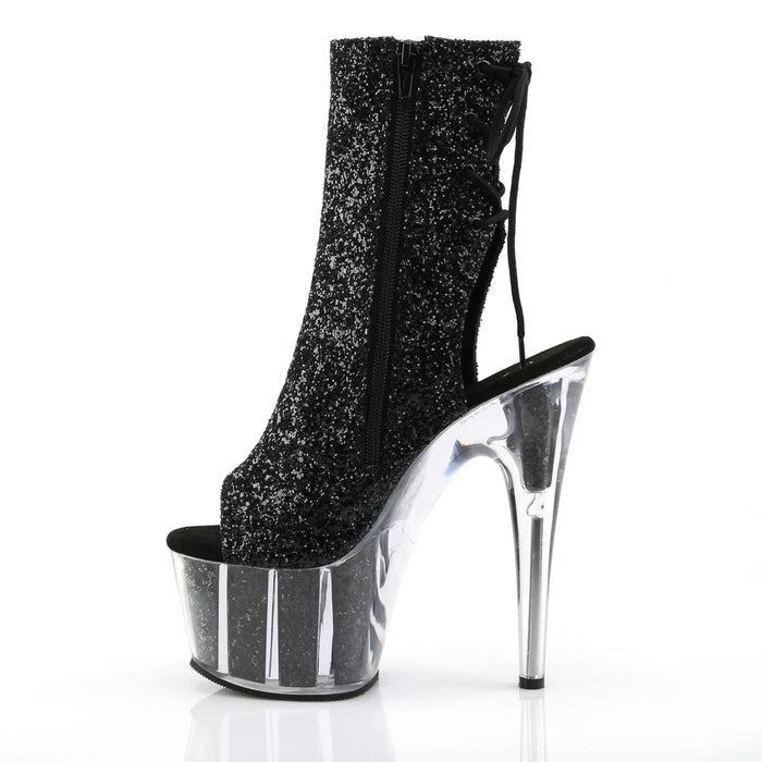 Tacones Pleaser ADORE-1018G Negro Purpurina