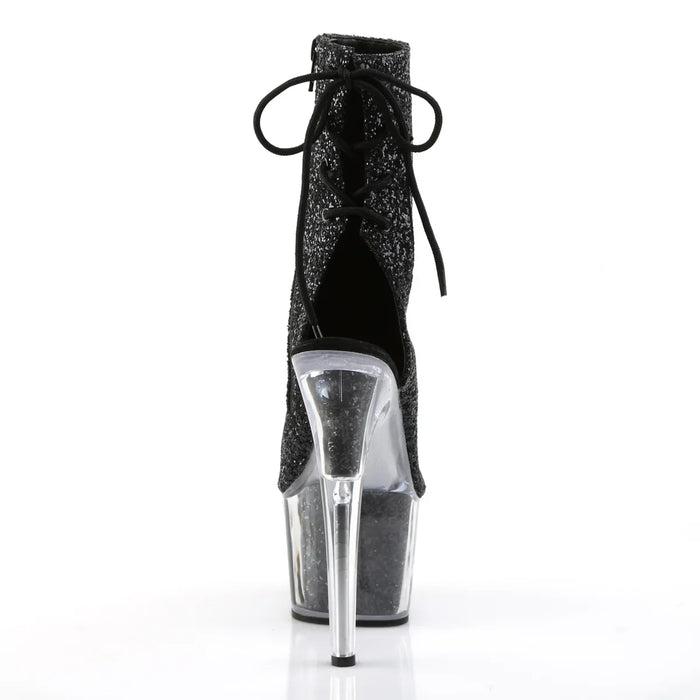 Tacones Pleaser ADORE-1018G Negro Purpurina