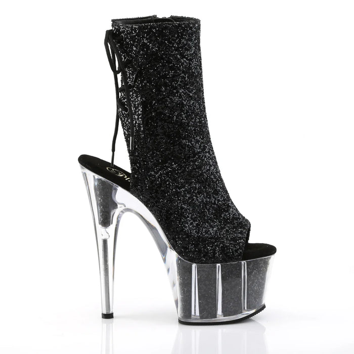 Tacones Pleaser ADORE-1018G Negro Purpurina