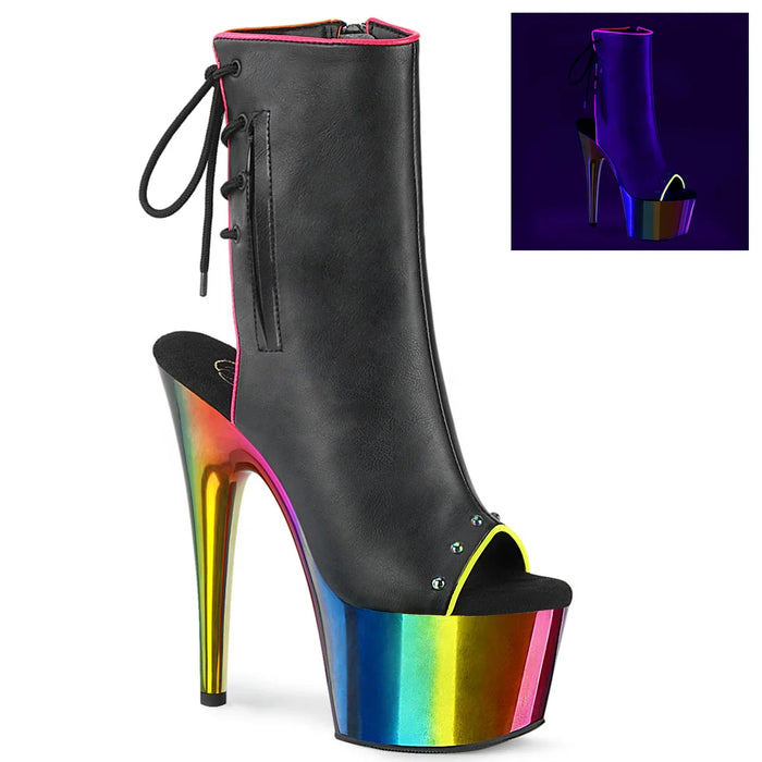 Tacones Pleaser ADORE-1018RC-02 Negro Piel Sintética
